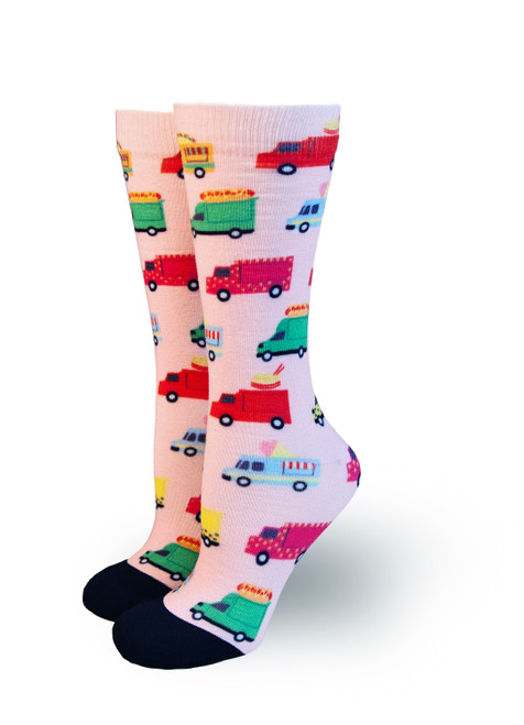 rainbow foodie truck pride socks in austin texas