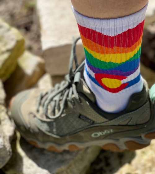 Colorado Springs, Colorado Pride Socks
