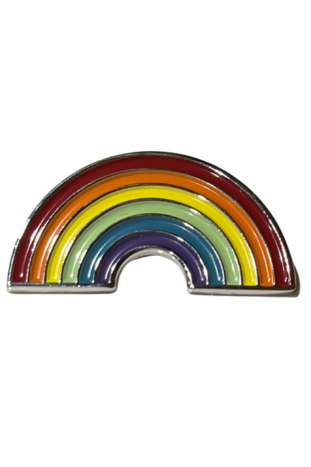 rainbow lapel pin to help you shine bright and remind others love is love!