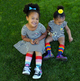 she loves me more when we wear our matching toddler rainbow socks