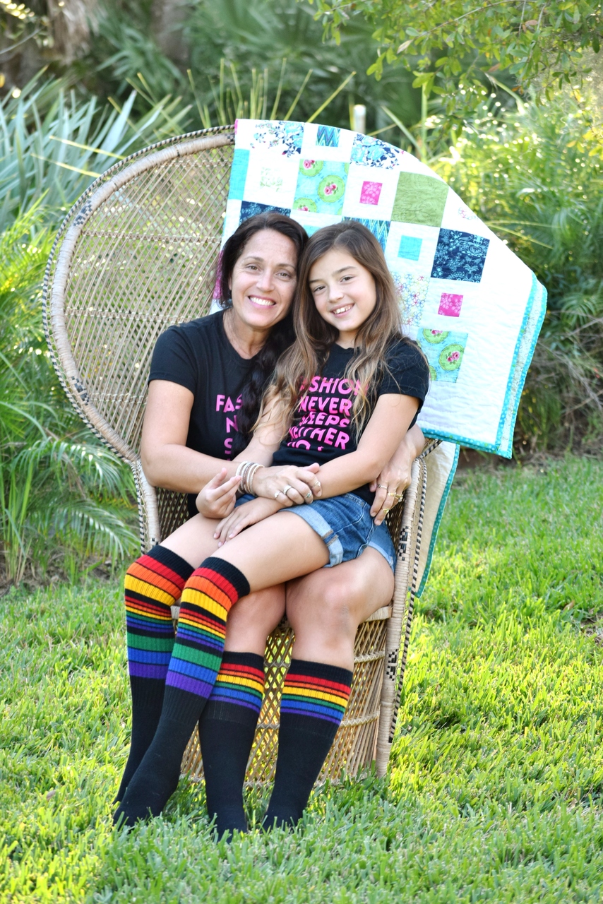 Rainbow Knee High Socks - Made in USA