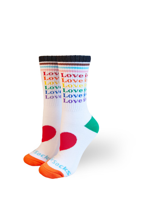 ASL Love Shirt, Pride Socks