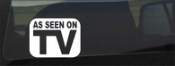 As Seen On TV Decal