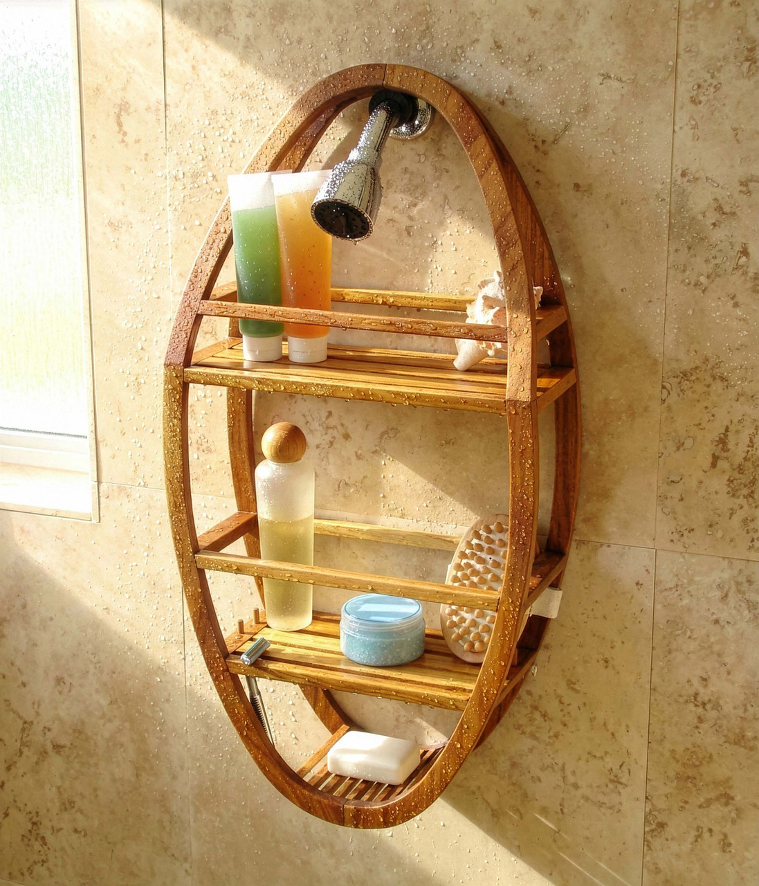 Teak Shower Organizer - Organization Never Looked So Chic!I AquaTeak