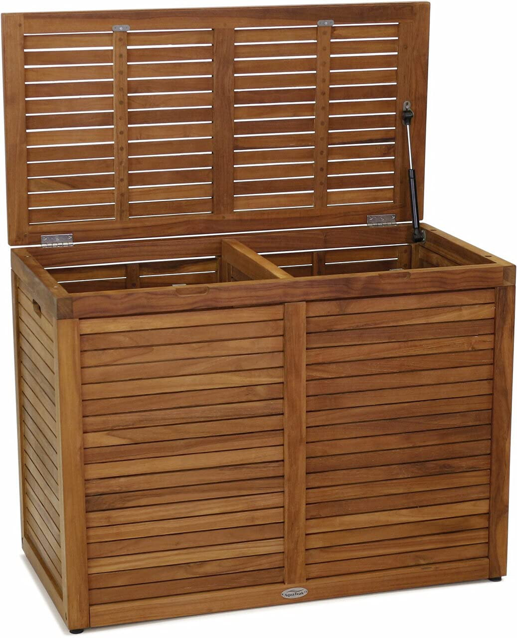 Manada Large-Size Double Teak Storage Chest - Aqua Teak