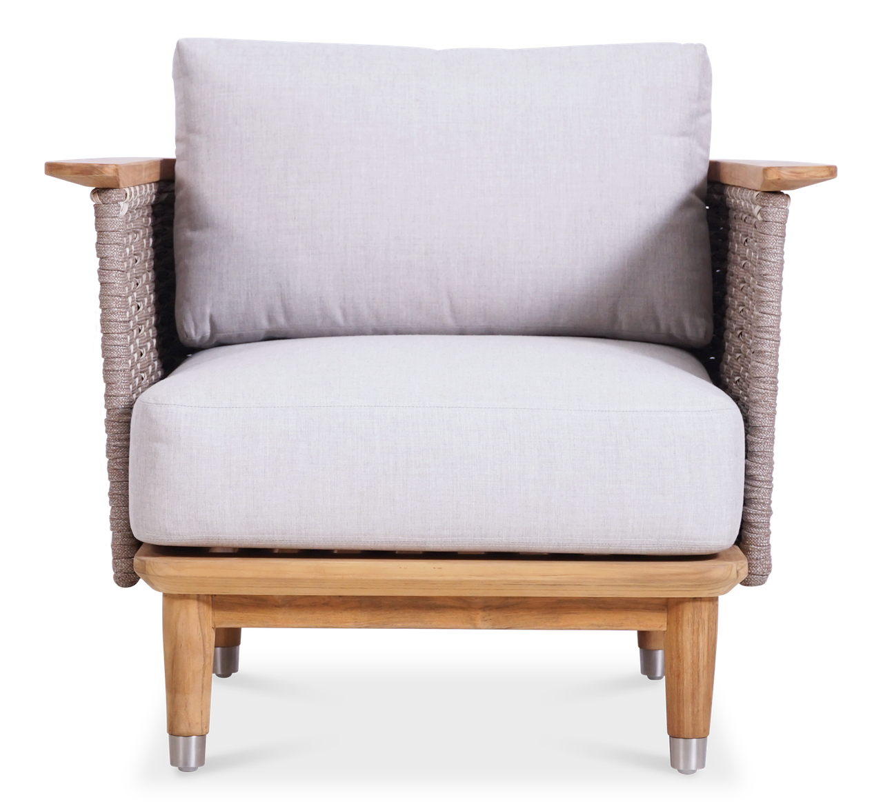 Adagio Outdoor Teak Single-Seat Chair - Aqua Teak