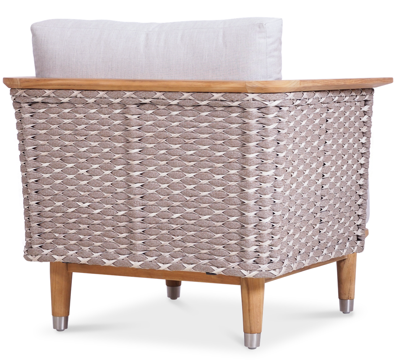 Adagio Outdoor Teak Single-Seat Chair - Aqua Teak