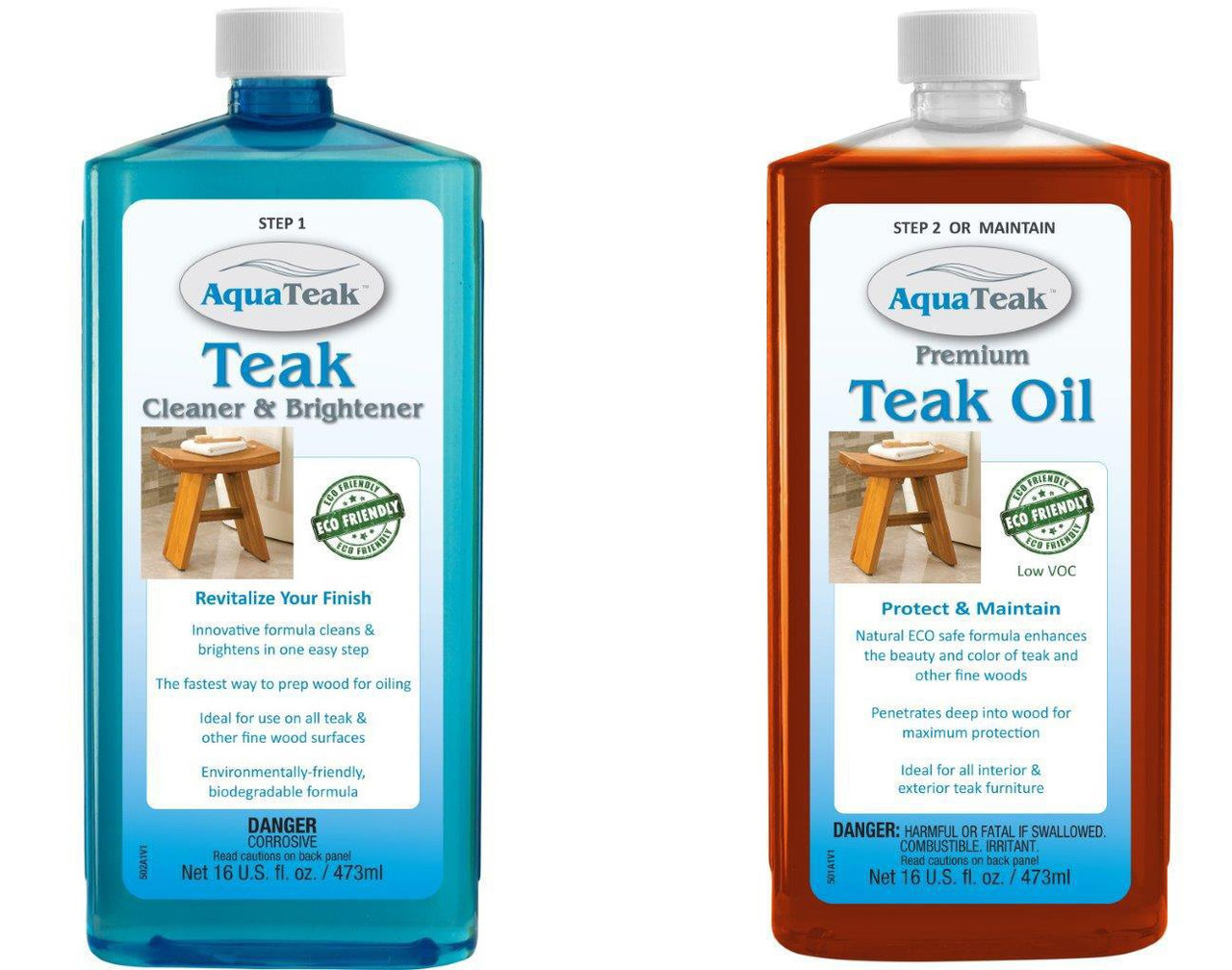 Teak Cleaner & Brightener - Revitalize Your Teak! I AquaTeak