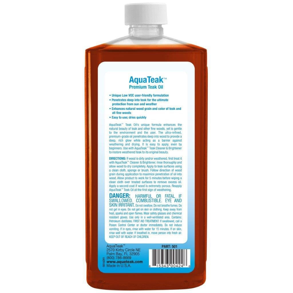 Teak Cleaner & Brightener - Revitalize Your Teak! I AquaTeak