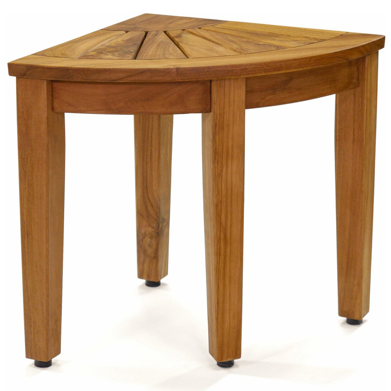 Kai™ Corner Teak Shower Bench Style Any Corner! I AquaTeak1