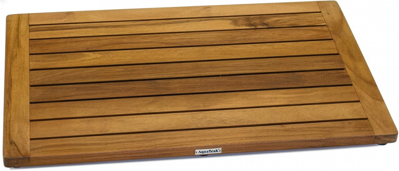 AquaTeak Spa Teak Bath & Shower Mat