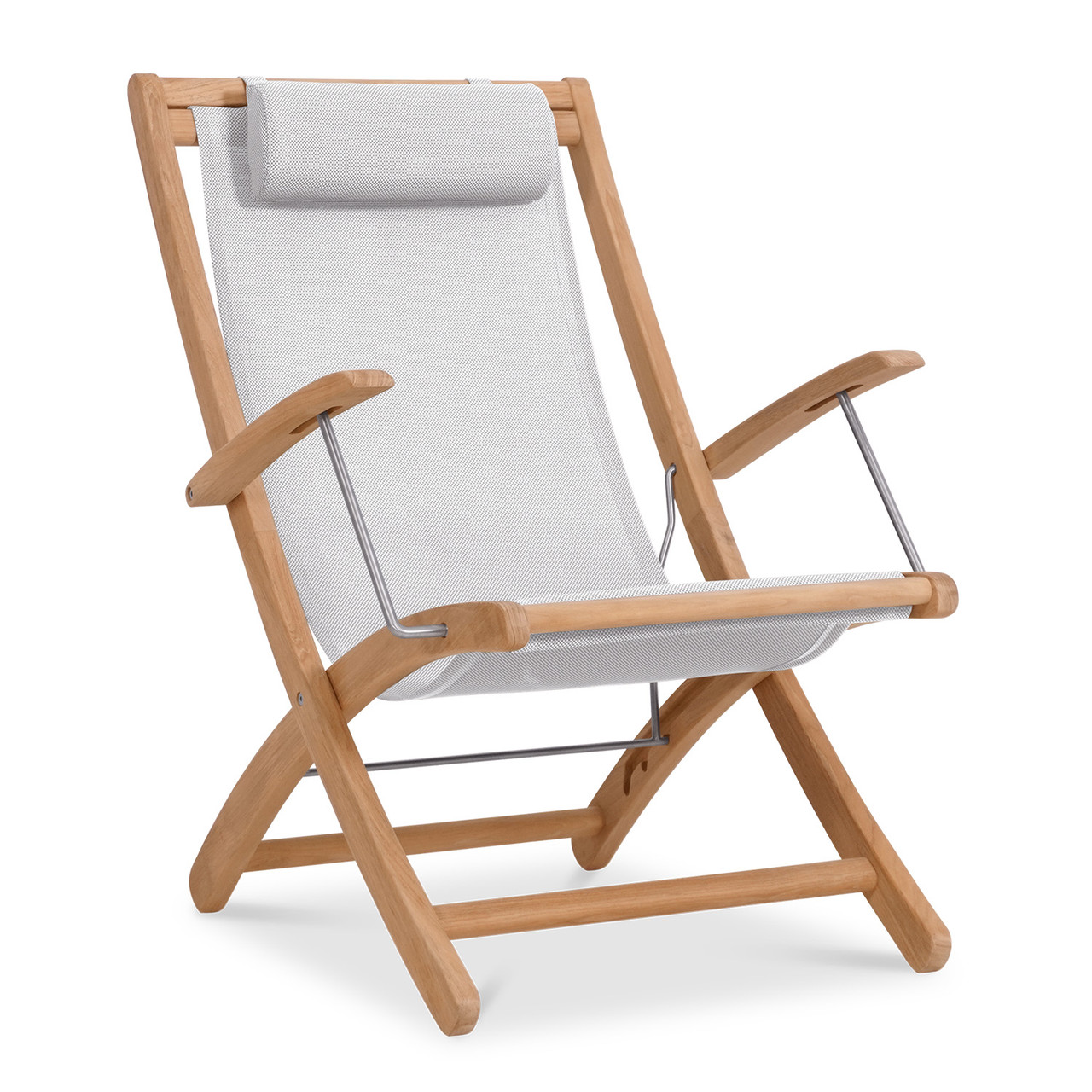 Aqua Sol Beach Chair Stylish Teak Patio Furniture I AquaTeak