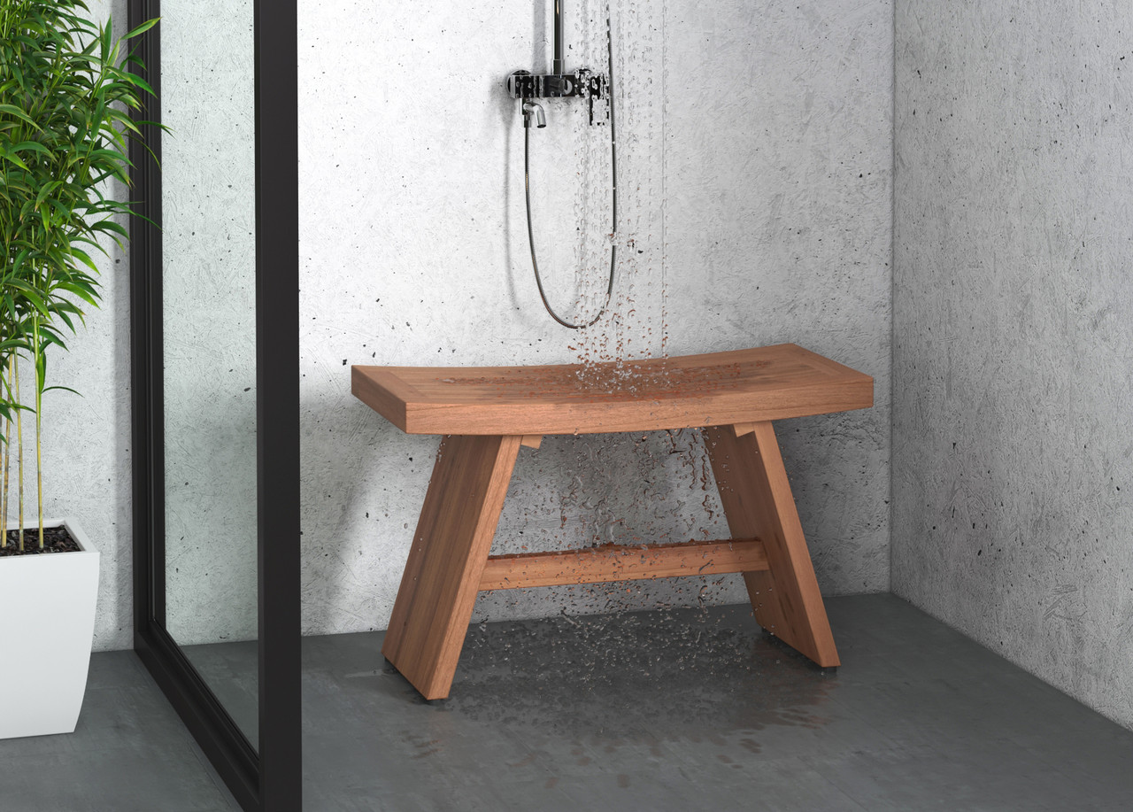 Teak Bench Spa Bench For Shower Outdoor Spa Shower Bench Patented