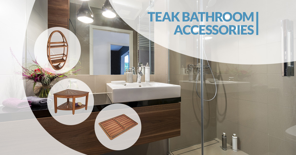 Teak Bathroom Accessories Aqua Teak