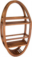 Patented Moa Oval Teak Shower Organizer thumbnail