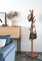 AquaTeak Manada Teak Coat Stand with Round Base