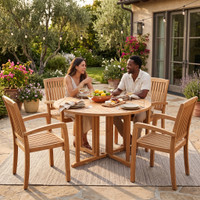 Infinity™ Small Round Teak Dining Table