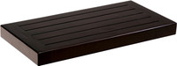 18" Moa Mocha-Shield Teak Flat Wall Shelf