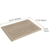 Spa Mist-Shield Teak Bath & Shower Mat