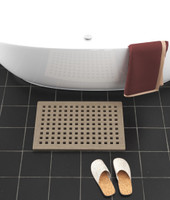 AquaTeak Grate-Mist Teak Bath & Shower Mat