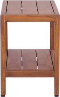 The 24" Spa-Bjön™ Teak Side Table & Shelf
