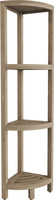 Kai Mist-Shield Four-Tier Corner Teak Bath Stand