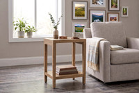 24" Manada Mist-Shield Teak Side Table