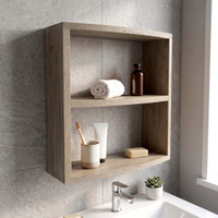 Manada Mist-Shield Backless Wall Mounted Storage Cabinet