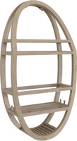 Patented Moa Mist-Shield Teak Shower Organizer