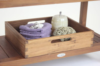 AquaTeak The Original Moa Teak Bench Large Storage Tray