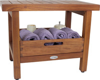 The Original Moa Teak Bench Large Storage Tray