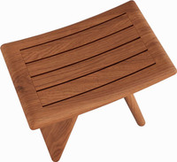 18" Asia-Bjon Slatted Teak Shower Bench