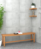 AquaTeak 60" Sumba Manor Teak Shower Bench