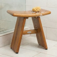 18" Asia-Bjon Lite Slatted Teak Shower Bench