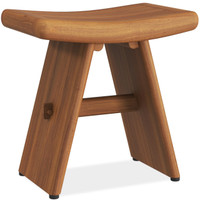 18" Asia-Bjon Torii Slatted Teak Shower Bench