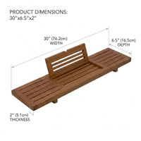 Manada Teak Bathtub Caddy thumbnail