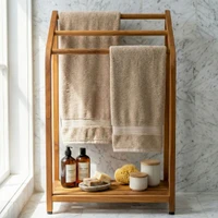 The Original Sula Versatile Teak Towel Rack
