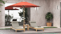 Chique Outdoor Teak Lounger thumbnail