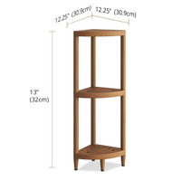 The Original Kai Corner Teak Bath Shelf