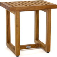 The Original 18" Grate Teak Shower Bench thumbnail