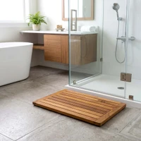 The Original Spa Teak Bath & Shower Mat