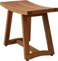Patented 24" Asia Buru Teak Shower Bench - A. Bench