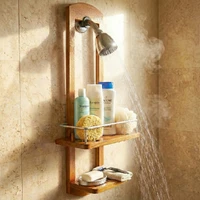 The Original Moa Small Teak Shower Caddy