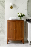 Manada Teak Floor Storage Cabinet thumbnail