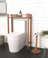 Patented Sula Teak Over-Commode Storage