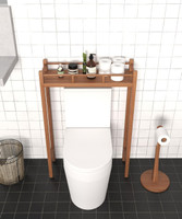 Patented Sula Teak Over-Commode Storage