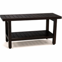 36" Spa Mocha-Shield Teak Shower Bench thumbnail