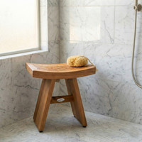 AquaTeak The Original 18" Asia Teak Shower Bench - Bench Only