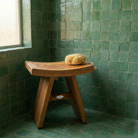 AquaTeak The Original 18" Asia Teak Shower Bench - Bench Only