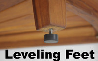 The Original 24" Grate Teak Shower Bench with Shelf
